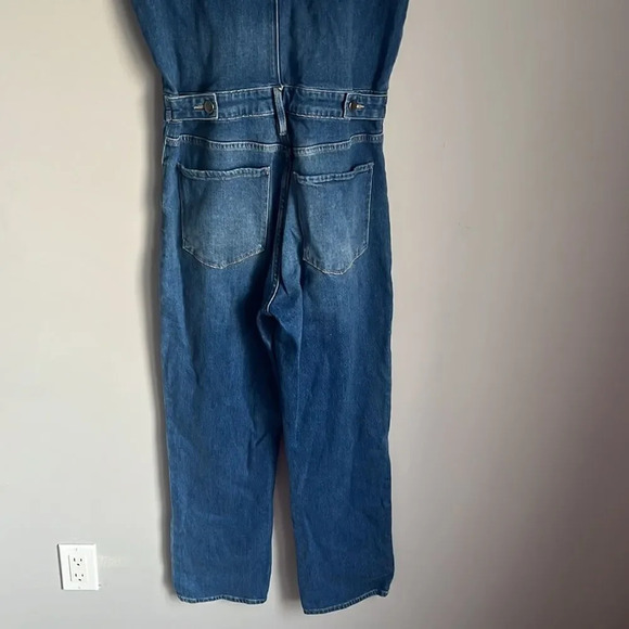 Frame le slender denim jumpsuit - Picture 9 of 11